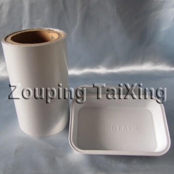 white lacquer aluminium foil