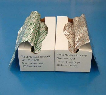 aluminium pop-up foil