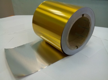 gold  lacquer aluminium foil